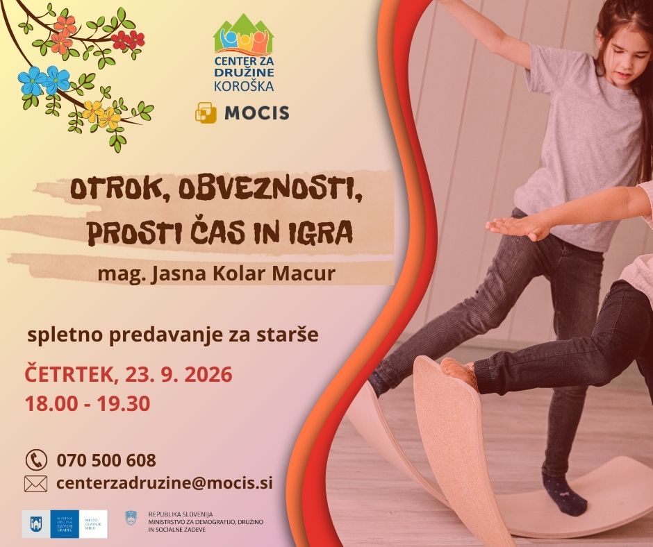 Spletno predavanje Otrok